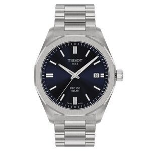 Tissot Men's Solar Blue Dial Watch - T1514221104100